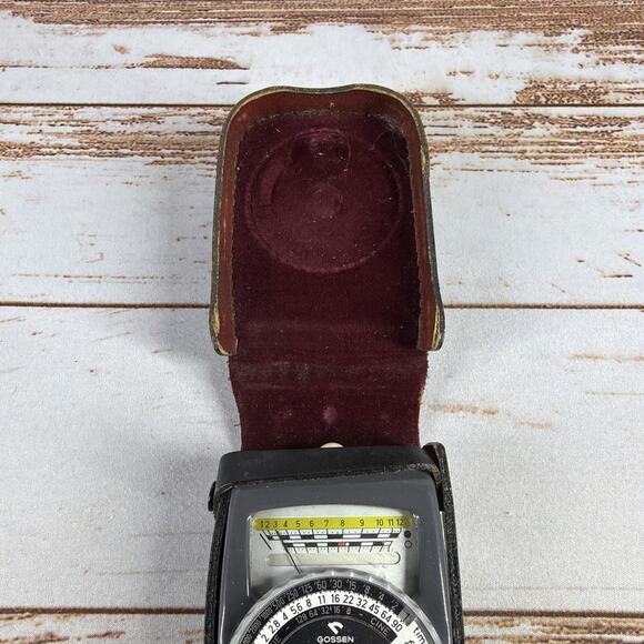 Gossen Luna Pro Light Meter Analog Ambient w/ Leather Case Tested - Picture 2 of 6
